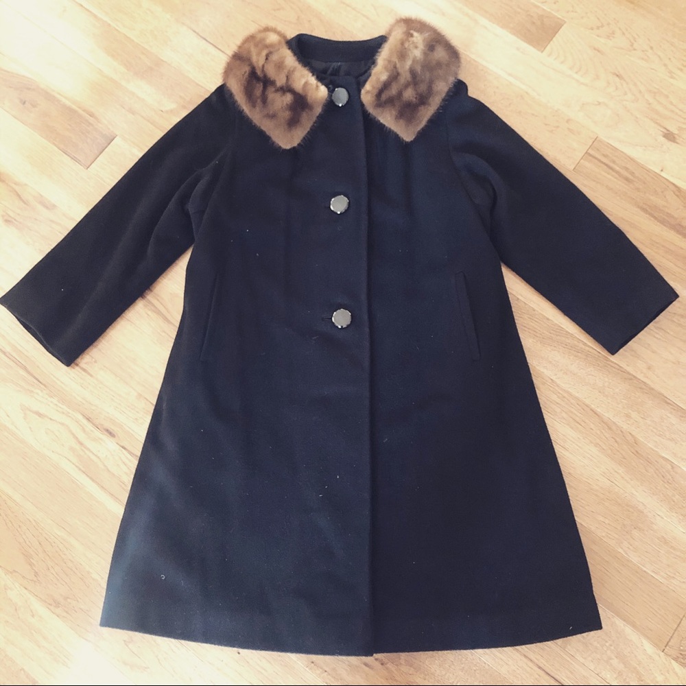 Vintage Cashmere and Mink Coat